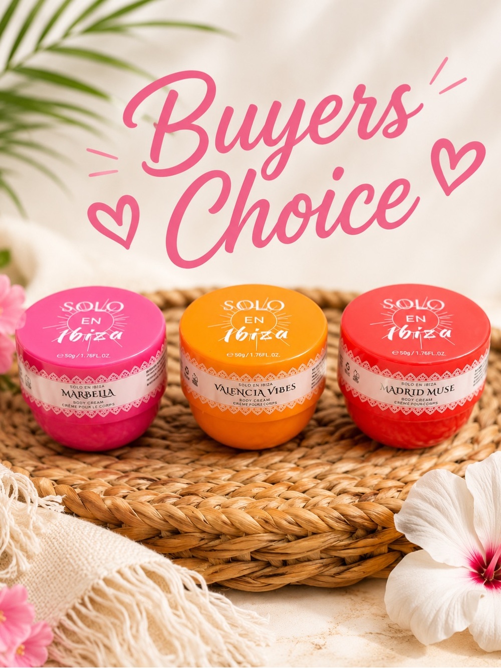 Solo en Ibiza Body Cream Pick Your Favorite Scent! Buyers Choice